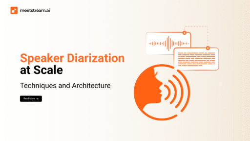 Speaker Diarization at Scale: Techniques and Architecture